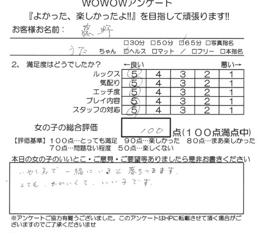 藤野様の口コミ内容